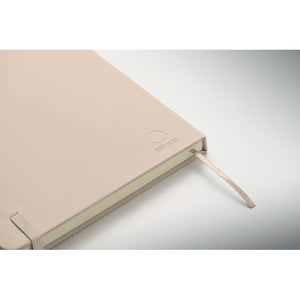 Notebook A5 in PU riciclato - personalizzabile con logo