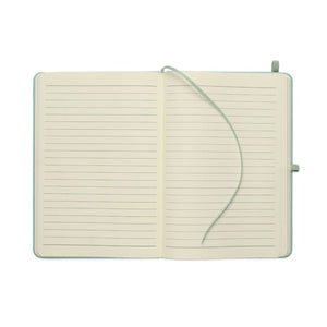 Notebook A5 in PU riciclato - personalizzabile con logo