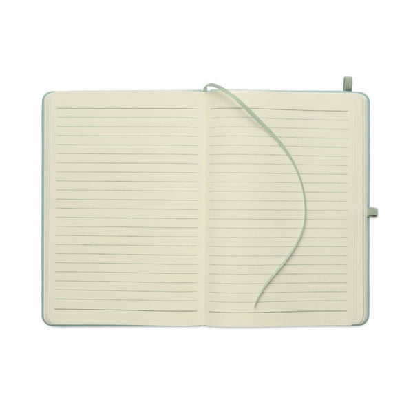 Notebook A5 in PU riciclato - personalizzabile con logo