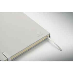 Notebook A5 in PU riciclato - personalizzabile con logo