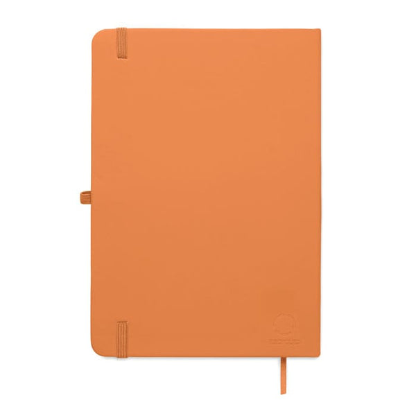 Notebook A5 in PU riciclato - personalizzabile con logo