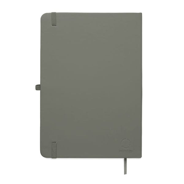 Notebook A5 in PU riciclato - personalizzabile con logo