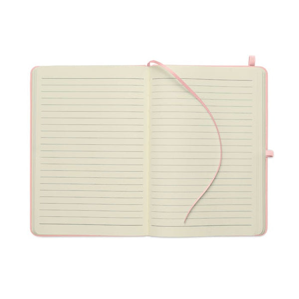 Notebook A5 in PU riciclato - personalizzabile con logo