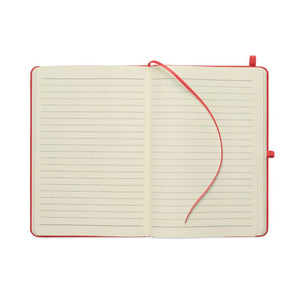 Notebook A5 in PU riciclato - personalizzabile con logo