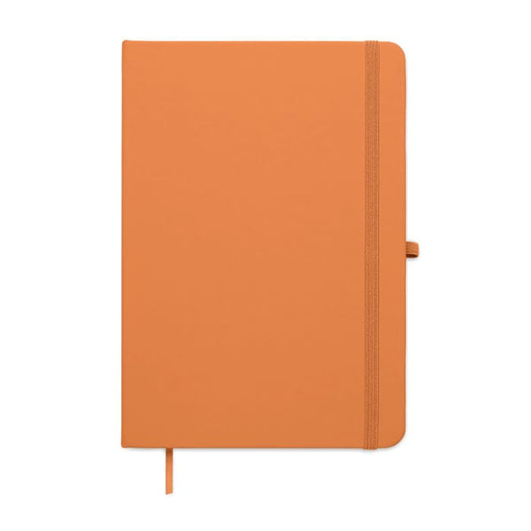 Notebook A5 in PU riciclato - personalizzabile con logo