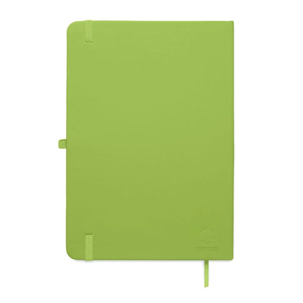 Notebook A5 in PU riciclato - personalizzabile con logo