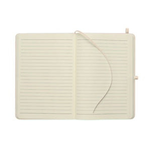 Notebook A5 in PU riciclato - personalizzabile con logo