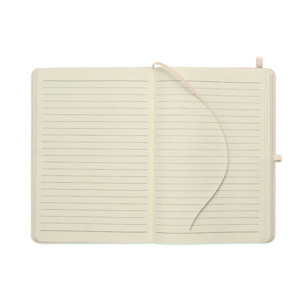 Notebook A5 in PU riciclato - personalizzabile con logo