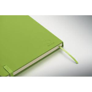 Notebook A5 in PU riciclato - personalizzabile con logo