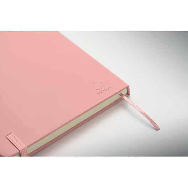 Notebook A5 in PU riciclato - personalizzabile con logo