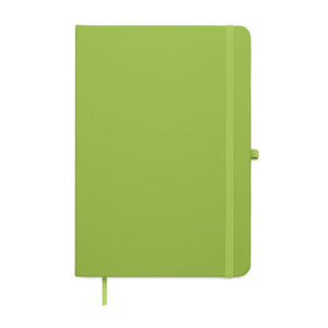 Notebook A5 in PU riciclato - personalizzabile con logo