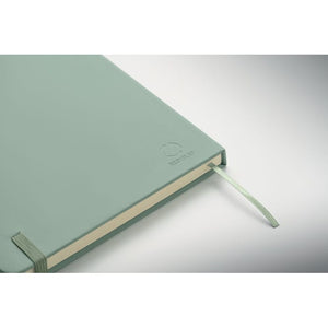 Notebook A5 in PU riciclato - personalizzabile con logo