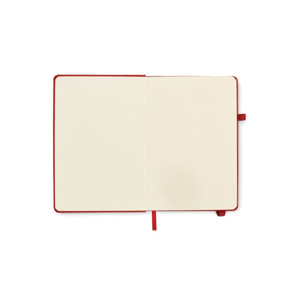 Notebook A5 in PU riciclato Colore: Nero, bianco, blu, rosso €3.31 - MO6835-03
