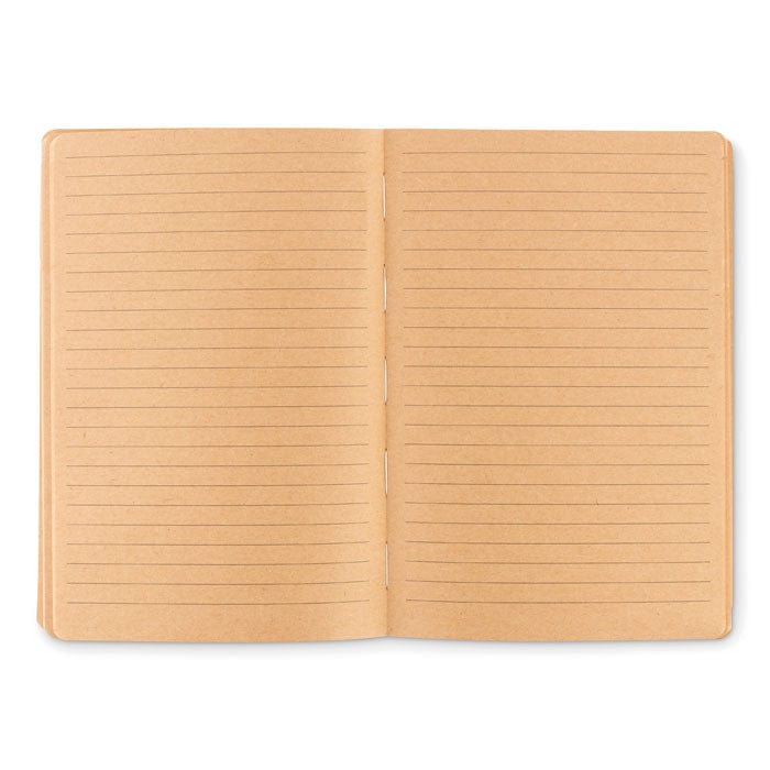 Notebook A5 in sughero beige - personalizzabile con logo