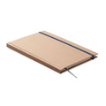 Notebook A5 made in UE riciclato blu - personalizzabile con logo