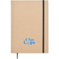 Notebook A5 made in UE riciclato - personalizzabile con logo
