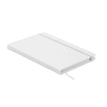 Notebook A5 prodotto UE bianco - personalizzabile con logo