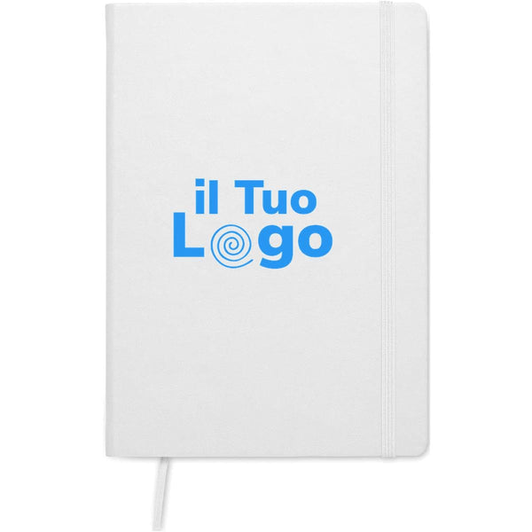 Notebook A5 prodotto UE - personalizzabile con logo