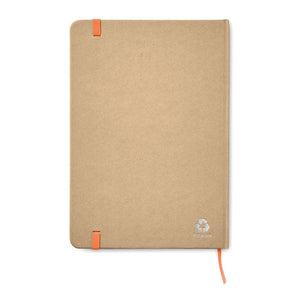 Notebook A5 riciclato natural - personalizzabile con logo