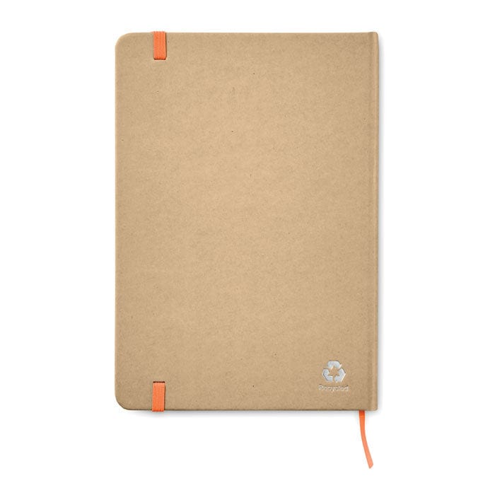 Notebook A5 riciclato natural - personalizzabile con logo