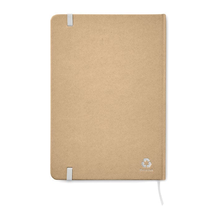 Notebook A5 riciclato Colore: arancione, bianco, blu, Nero, rosso, verde calce €2.64 - MO9684-10