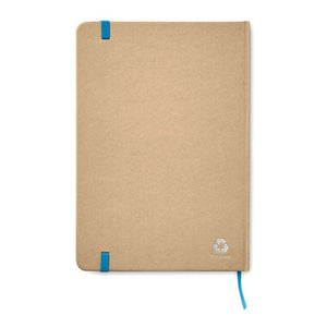 Notebook A5 riciclato natural - personalizzabile con logo