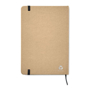 Notebook A5 riciclato natural - personalizzabile con logo