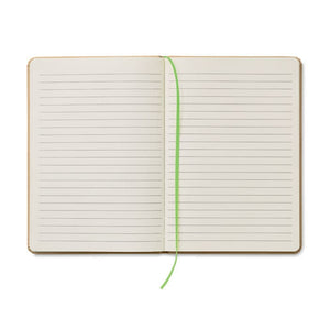 Notebook A5 riciclato natural - personalizzabile con logo