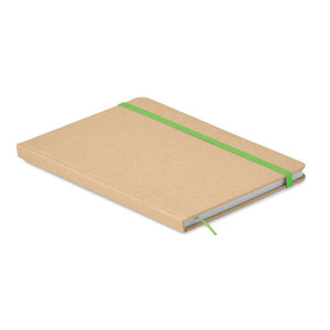 Notebook A5 riciclato natural - personalizzabile con logo