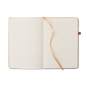 Notebook A5 riciclato rigido - personalizzabile con logo