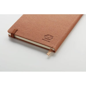 Notebook A5 riciclato rigido - personalizzabile con logo