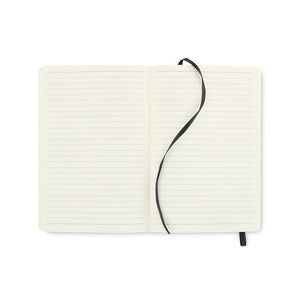 Notebook A5 riciclato morbido - personalizzabile con logo