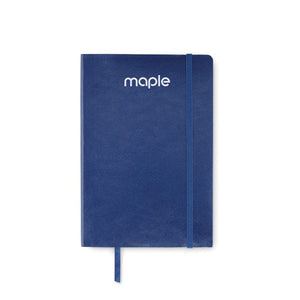 Notebook A5 riciclato morbido - personalizzabile con logo