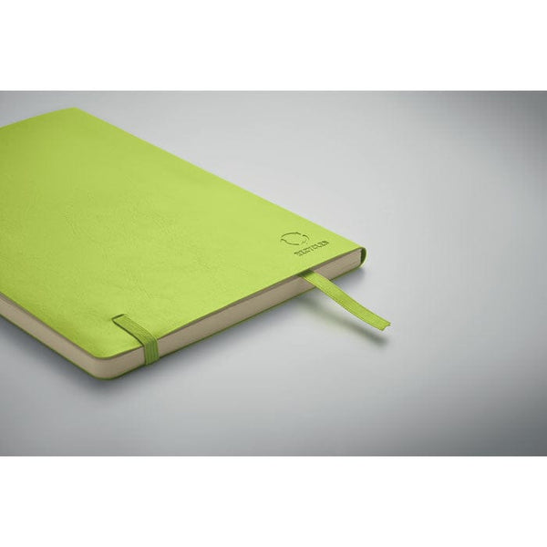 Notebook A5 riciclato morbido - personalizzabile con logo
