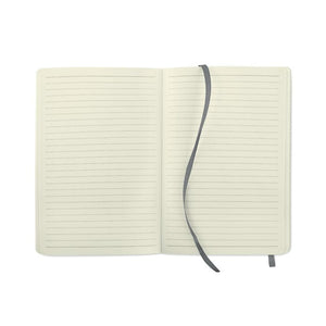 Notebook A5 riciclato morbido - personalizzabile con logo