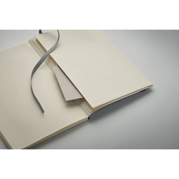 Notebook A5 riciclato morbido - personalizzabile con logo