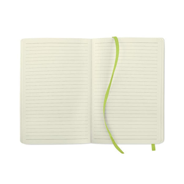 Notebook A5 riciclato morbido - personalizzabile con logo