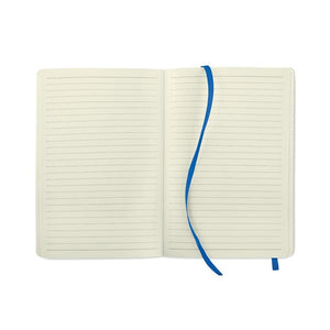 Notebook A5 riciclato morbido - personalizzabile con logo