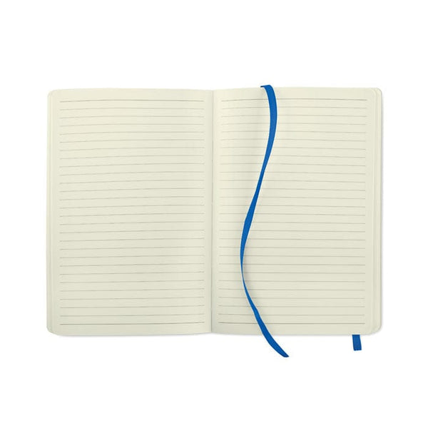 Notebook A5 riciclato morbido - personalizzabile con logo