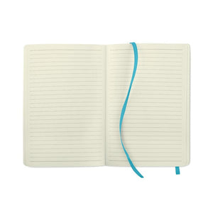 Notebook A5 riciclato morbido - personalizzabile con logo