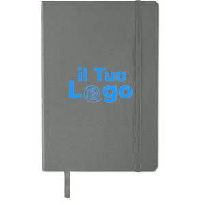 Notebook A5 riciclato morbido - personalizzabile con logo