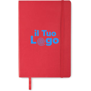 Notebook A5 riciclato morbido - personalizzabile con logo