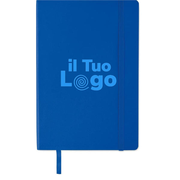 Notebook A5 riciclato morbido - personalizzabile con logo