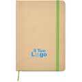 Notebook A5 riciclato natural - personalizzabile con logo