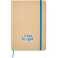 Notebook A5 riciclato natural - personalizzabile con logo