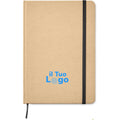 Notebook A5 riciclato natural - personalizzabile con logo