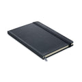Notebook A5 riciclato rigido Nero - personalizzabile con logo