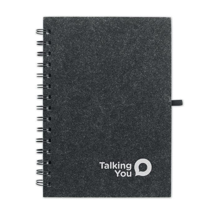 Notebook A5 RPET Colore: grigio scuro €2.40 - MO6964-15