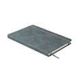 Notebook A5 smokey PU blu navy - personalizzabile con logo