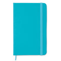 Notebook A6 a righe azzurro - personalizzabile con logo
